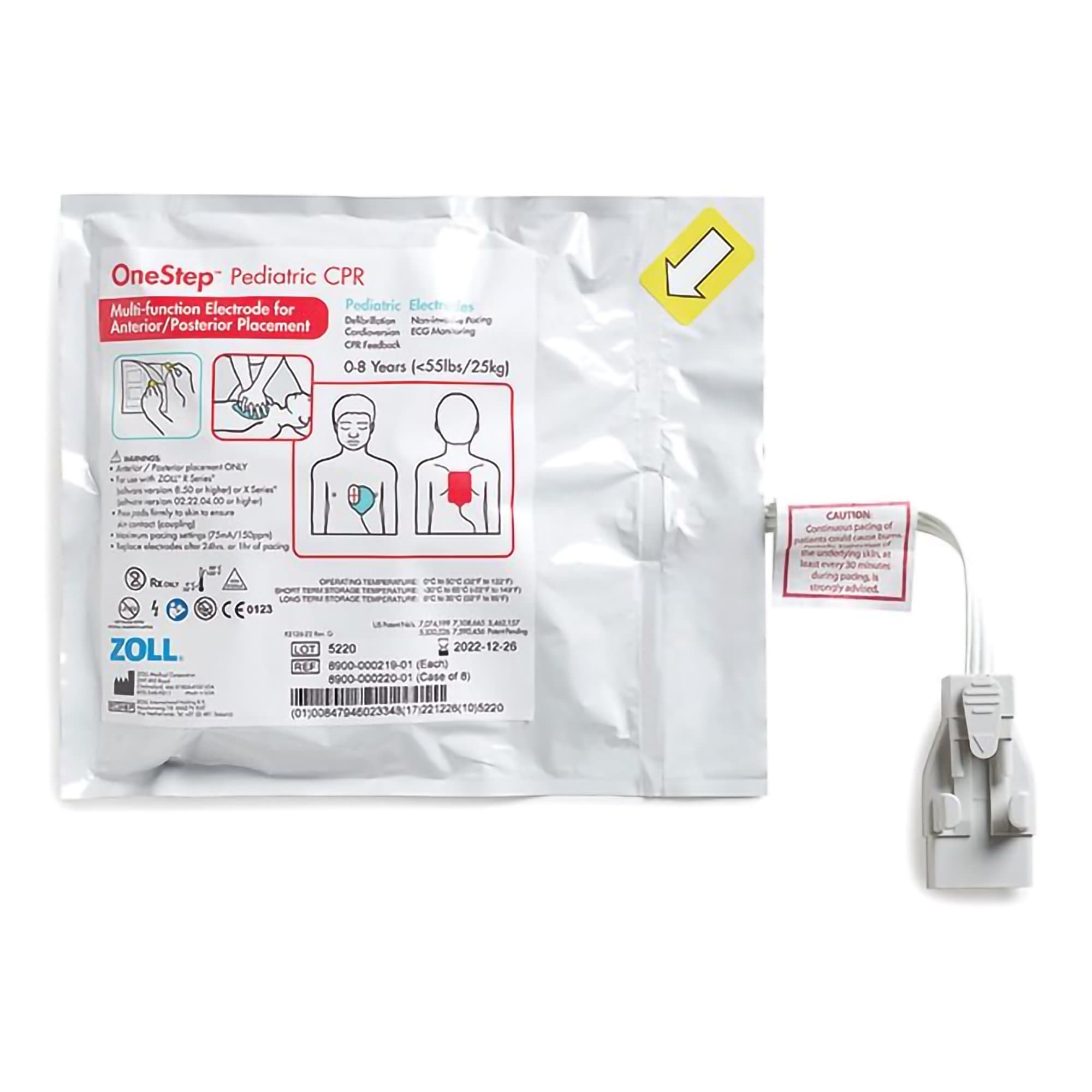 OneStep Defibrillator Electrode Pad, Child - Pair - Image 2