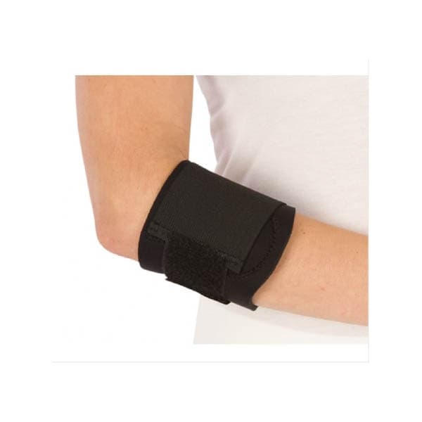 ProCare Elbow Support Black Contact Closure Tennis, 8 to 11 Inch Circumference, Medium - Image 1