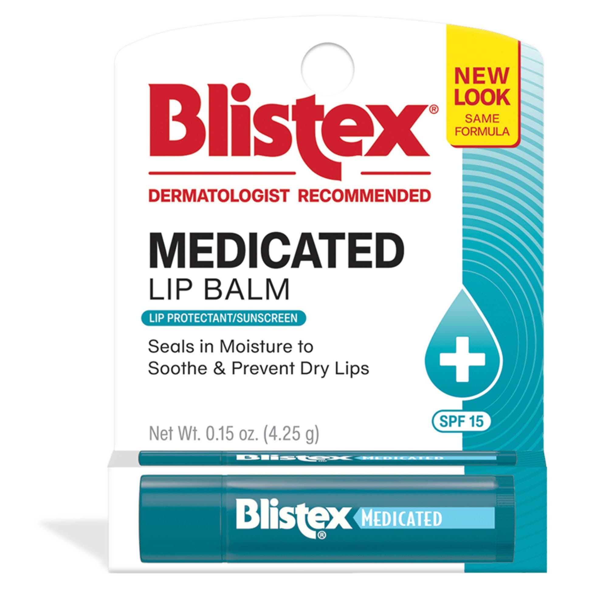 Blistexc Medicated Lip Balm with Sunscreen, 0.15 oz - Image 2