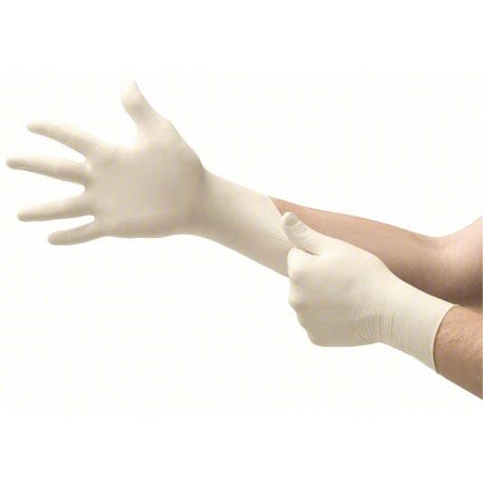 Microflex Medical Diamond Grip Plus Latex Exam Gloves - Image 3