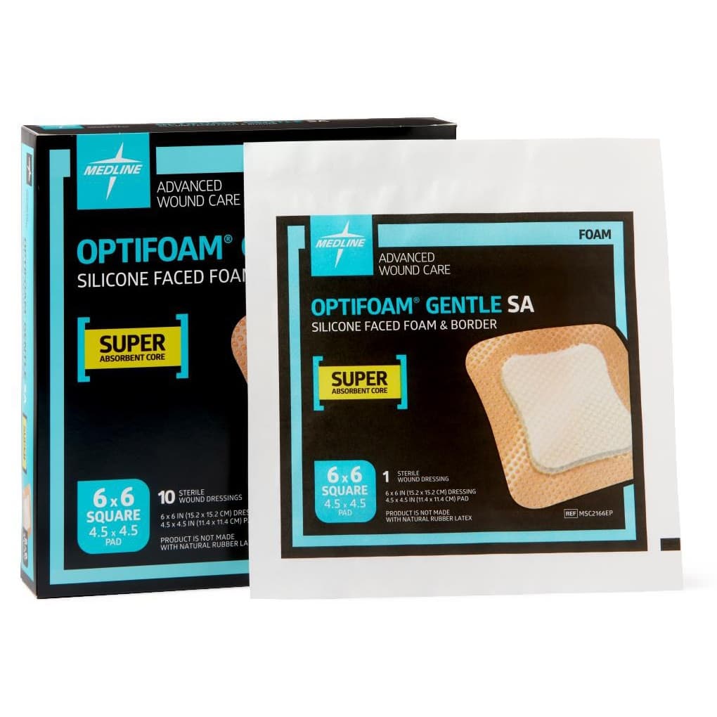 Optifoam Gentle Sa Silicone-faced Foam Dressing, Sterile - Image 3