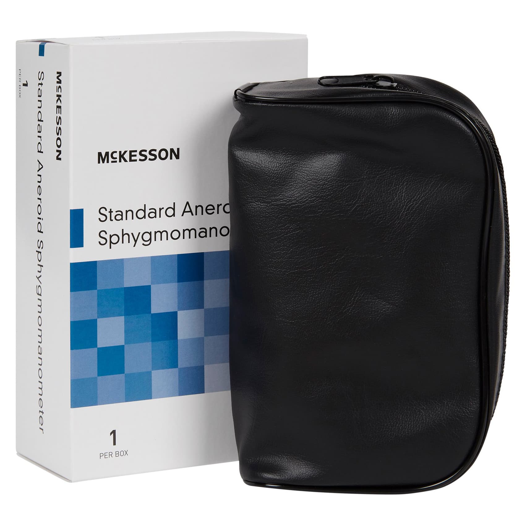 McKesson 2-Tube Pocket Aneroid Sphygmomanometers Unit with Pediatric Cuff - Each - Image 1