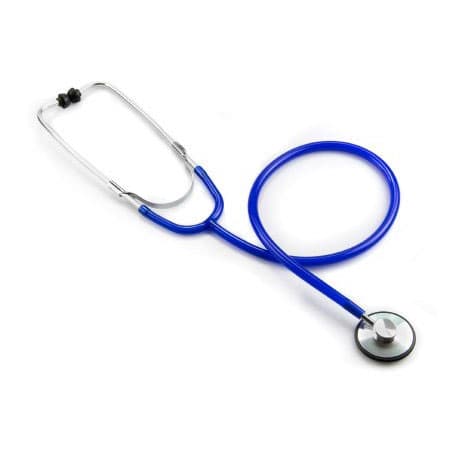 McKesson Single Lumen Classic Stethoscope, Royal Blue, 21 Inch Tube