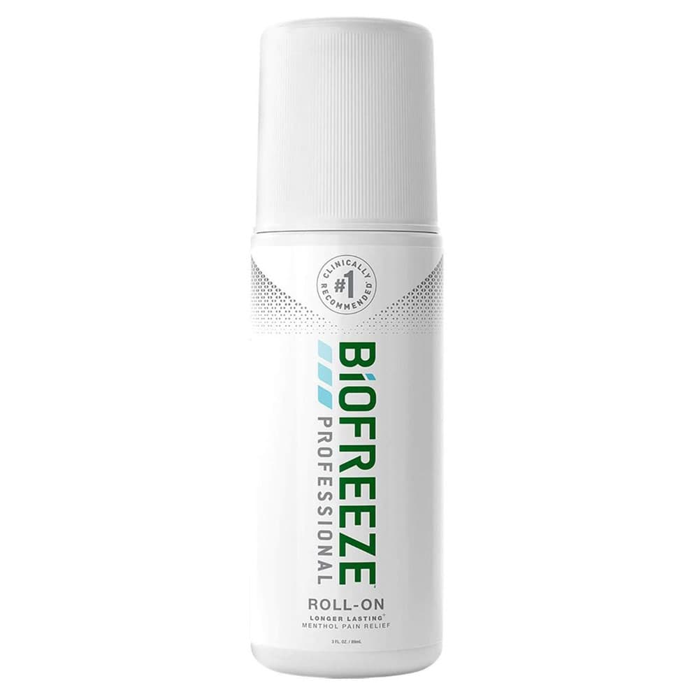 Biofreeze Professional Pain Reliever Roll-On Original Green 3 oz. - Image 1
