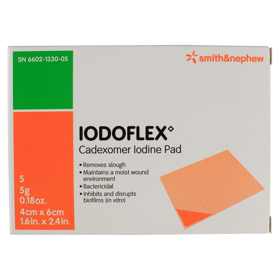 Smith and Nephew Iodoflex Cadexomer Iodine Gel Pad Dressing - Image 2