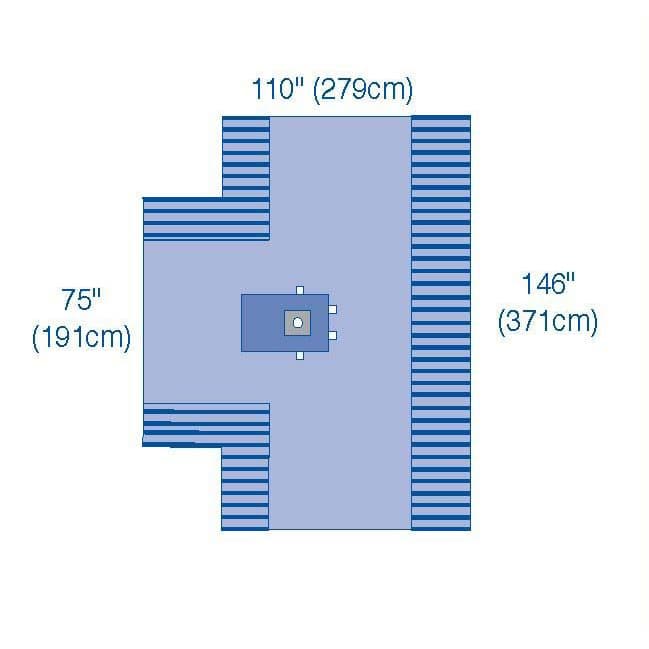 Medline UltraGard Hand Drapes, 110 x 146 x 75 Inch - Image 2