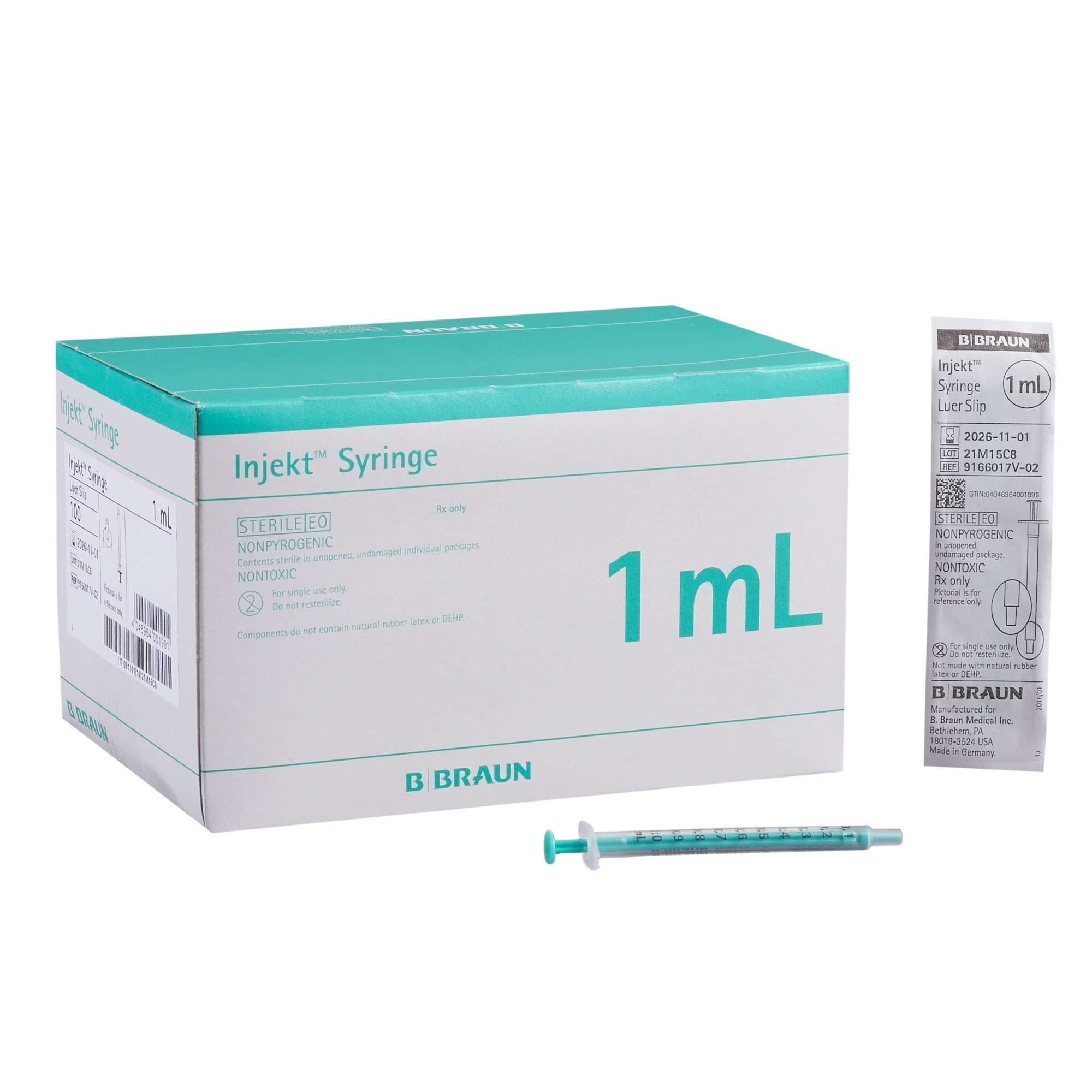 B. Braun Injekt General Purpose Syringe, 1 ml