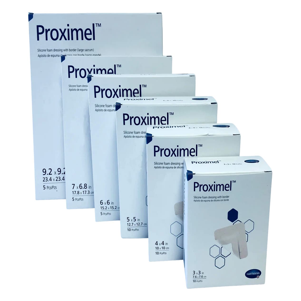 Proximel Silicone Foam Dressing with Border - Image 1