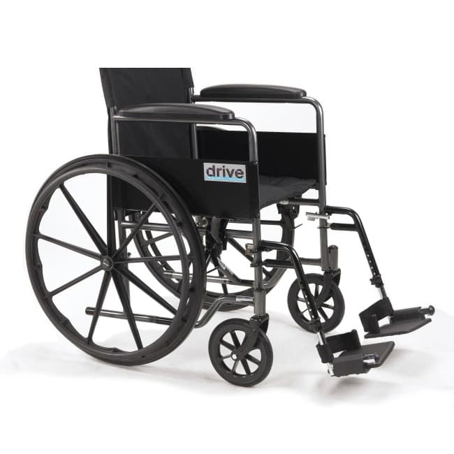 Drive Medical silver sport 1 single axle manual wheelchair - Image 3