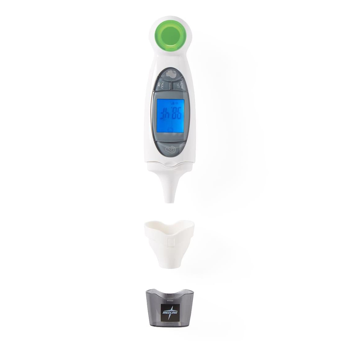Medline Talking Ear and Forehead Thermometer for Home Use - Image 4