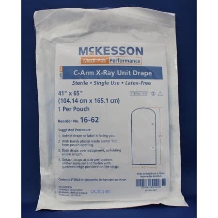 McKesson Mobile X-Ray Drape, Sterile - Box of 10 - Image 1
