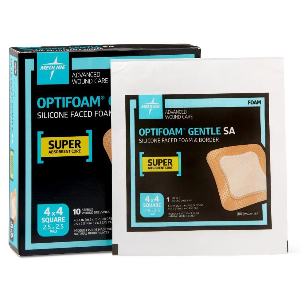 Optifoam Gentle Sa Silicone-faced Foam Dressing, Sterile - Image 4