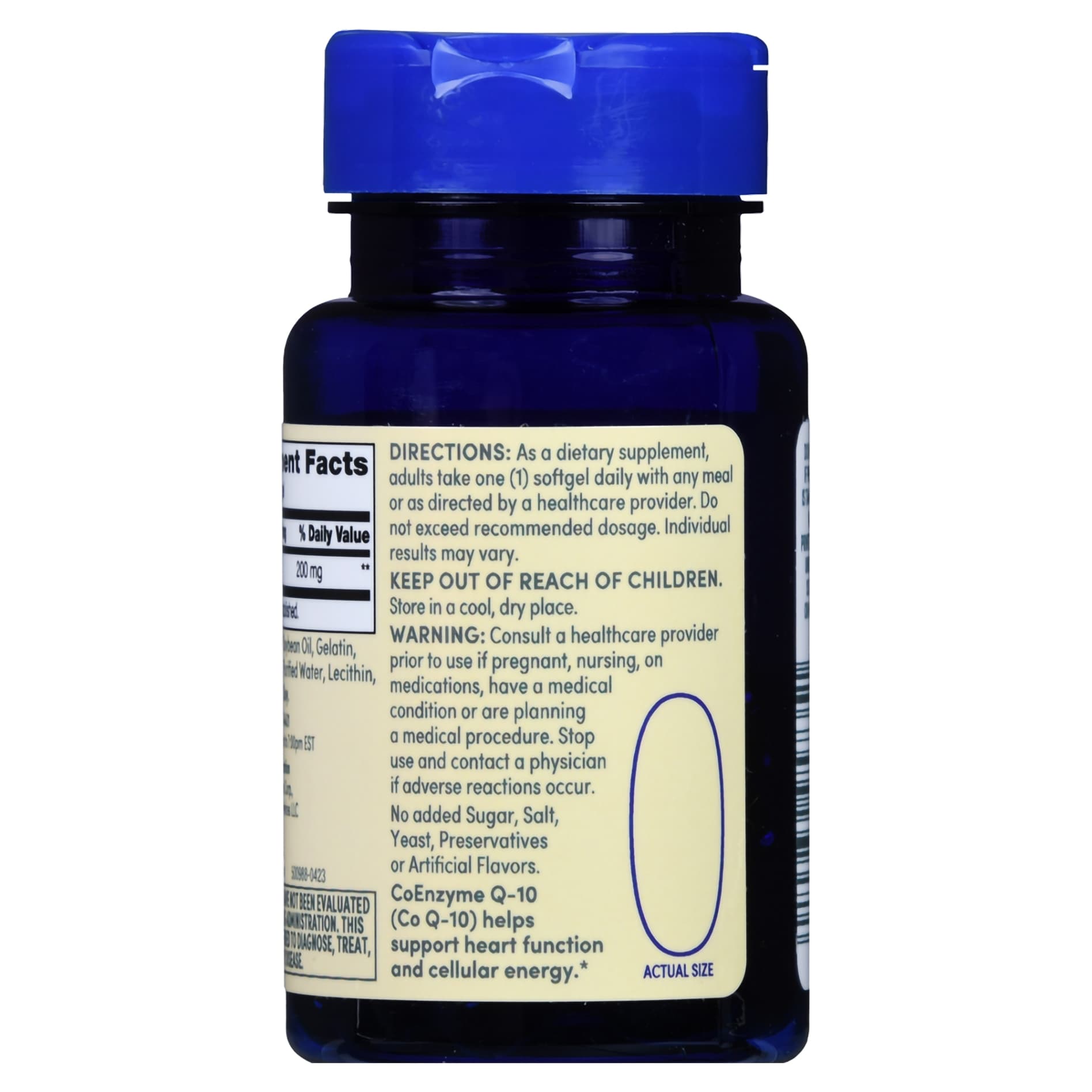 Foster & Thrive CoQ-10 200 mg Rapid Release Softgels - Image 3