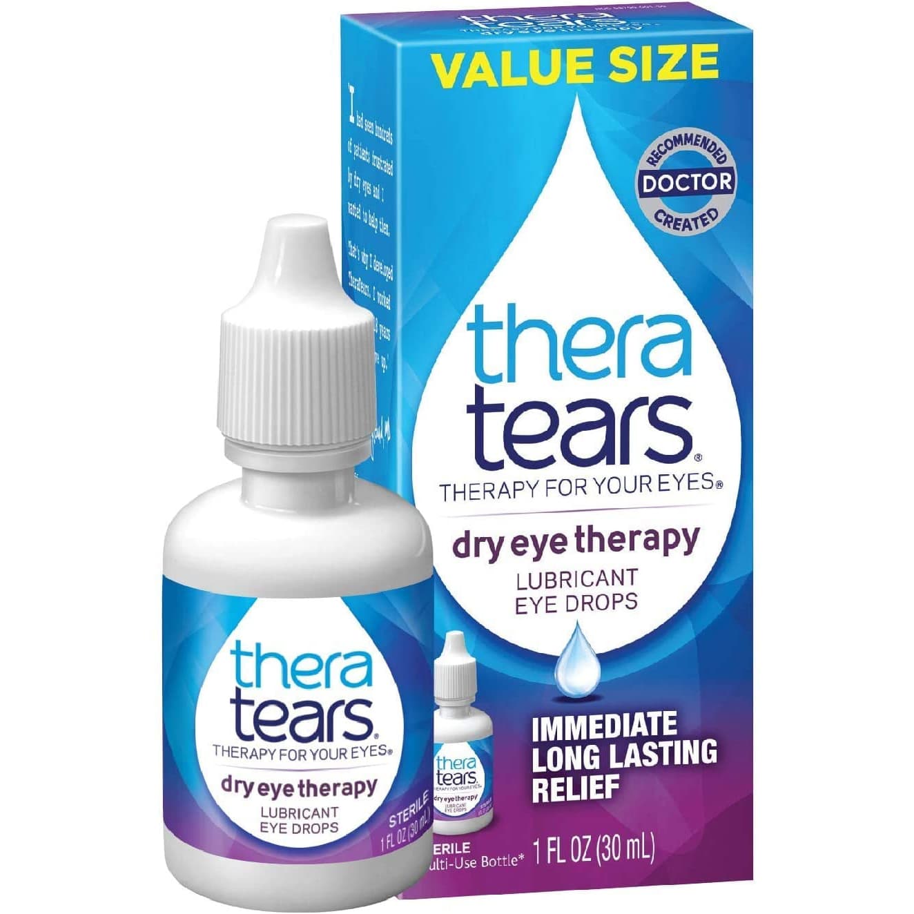 TheraTears Dry Eye Therapy Lubricant Eye Drops, 1 oz