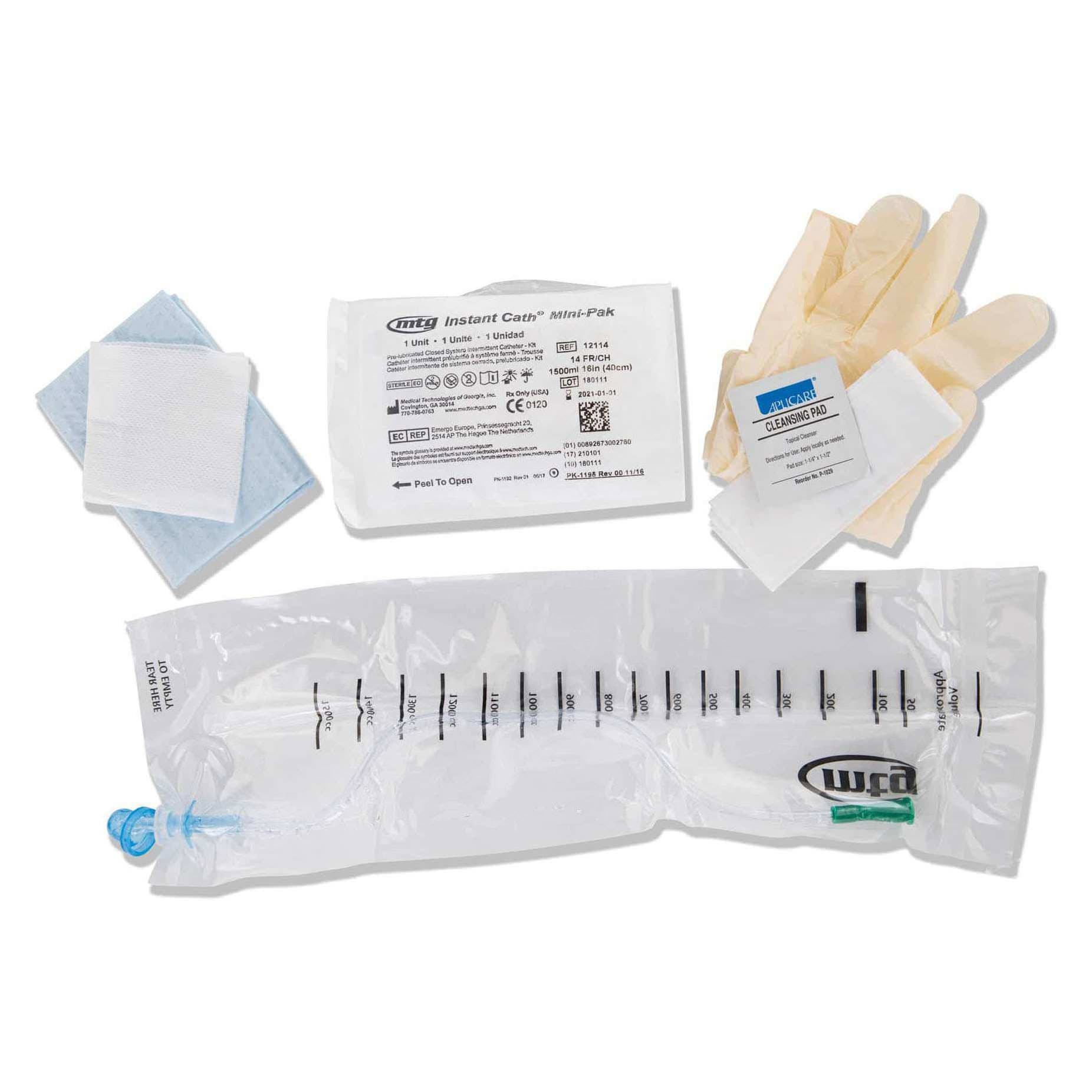 EZ-Protect Straight Tip Closed System Catheters Kit
