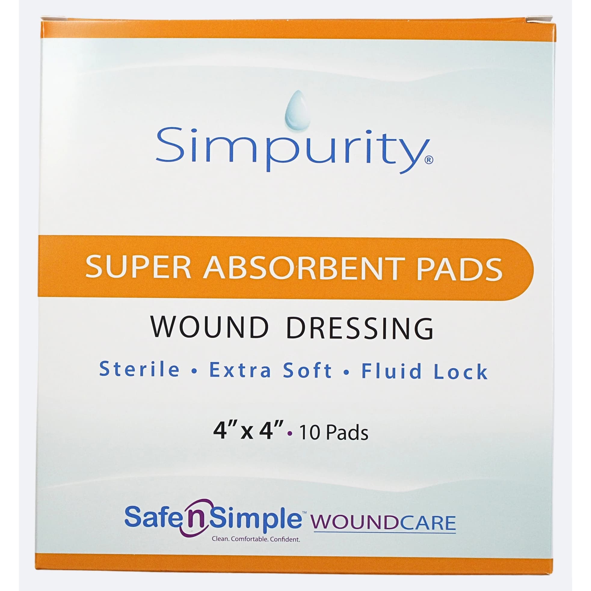 Simpurity Super Absorbent Dressing Pads