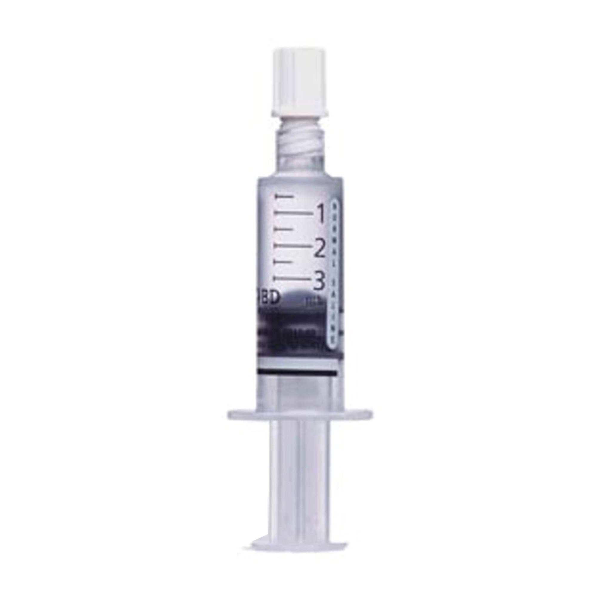 BD PosiFlush Prefilled Normal Saline Flush Syringe, 3 mL - Case of 480 - Image 1