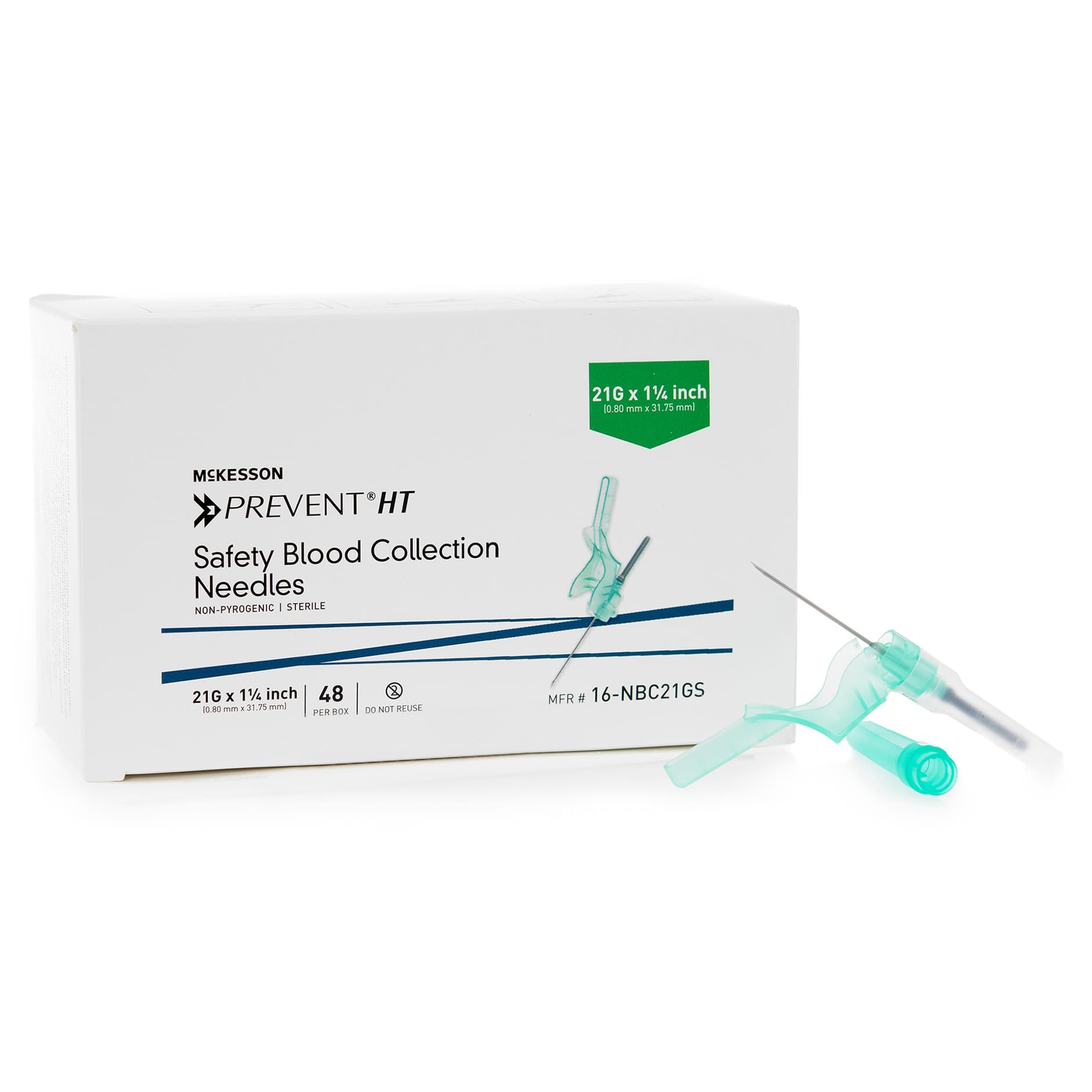 McKesson Prevent HT Blood Collection Needle, Sterile - Image 1