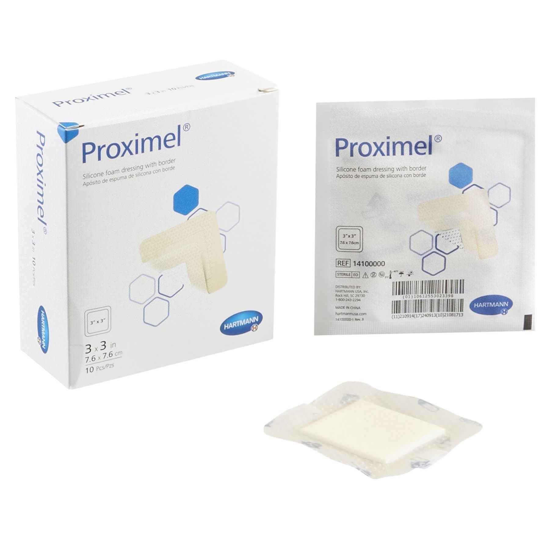 Proximel Silicone Foam Dressing with Border - Image 2