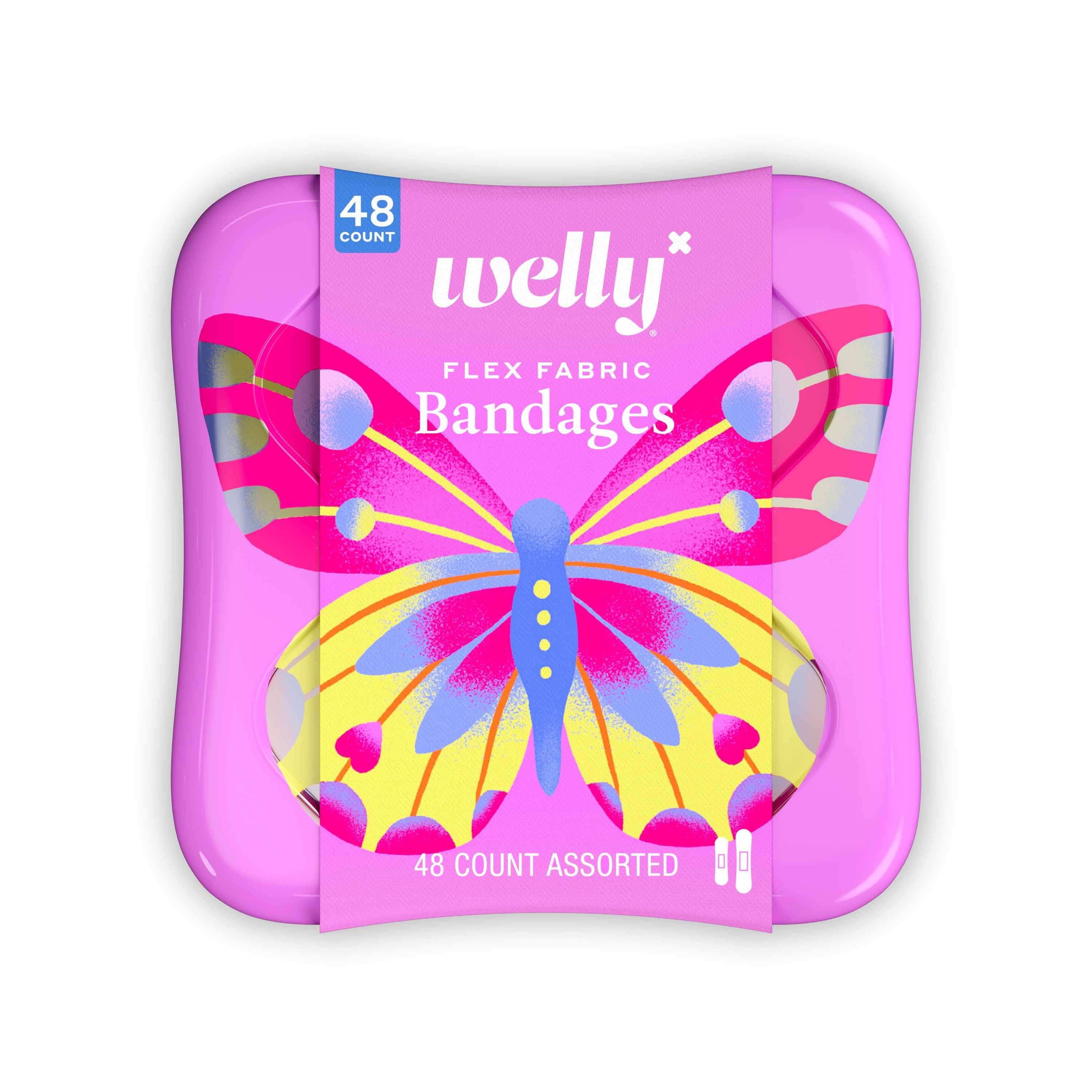 Welly Butterfly Flexible Fabric Bandages - Box of 48