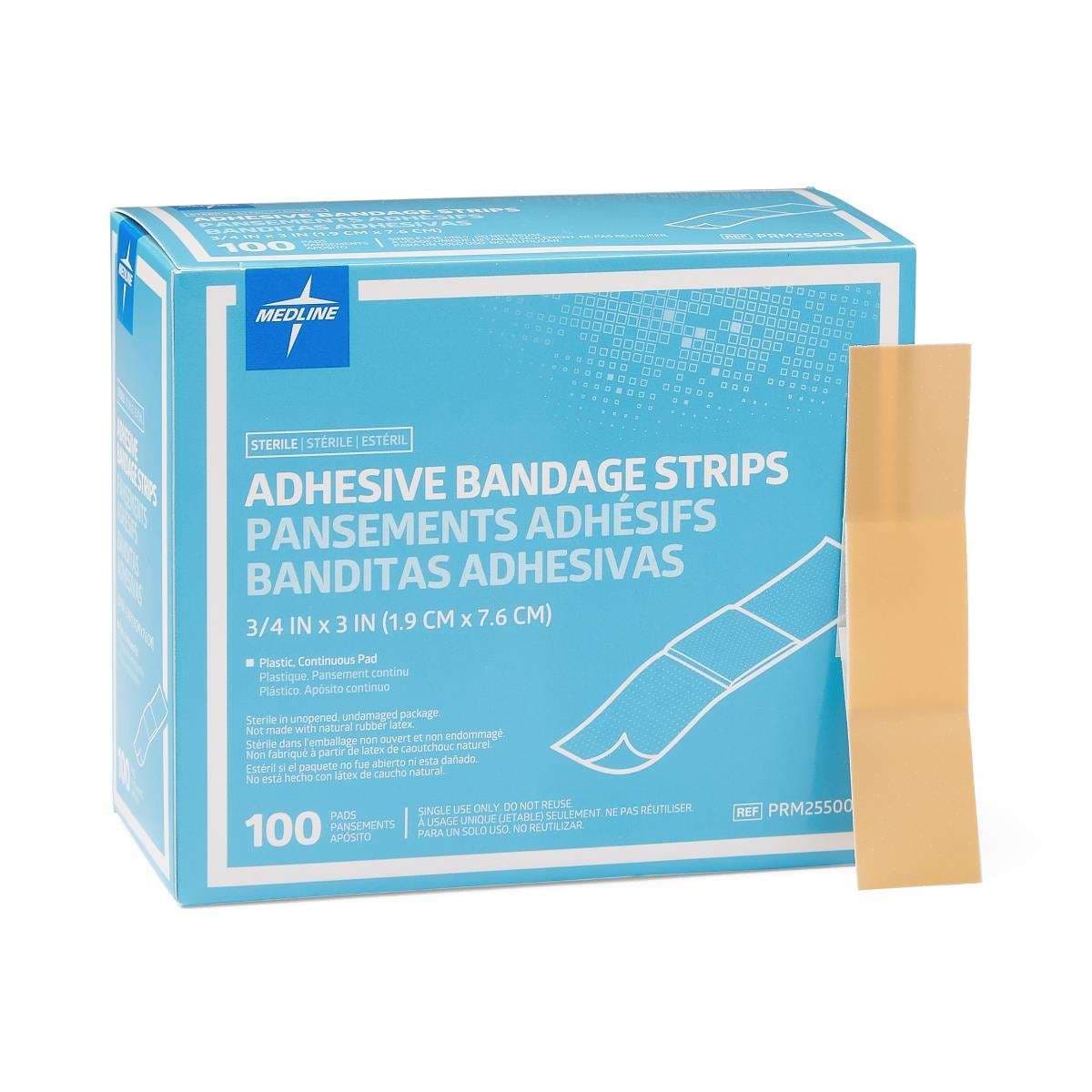 Medline Plastic Adhesive Bandages - Image 1