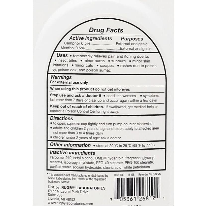 Rugby Steroid-Free Original Formula Anti-Itch Lotion, 7.5 oz - Image 2