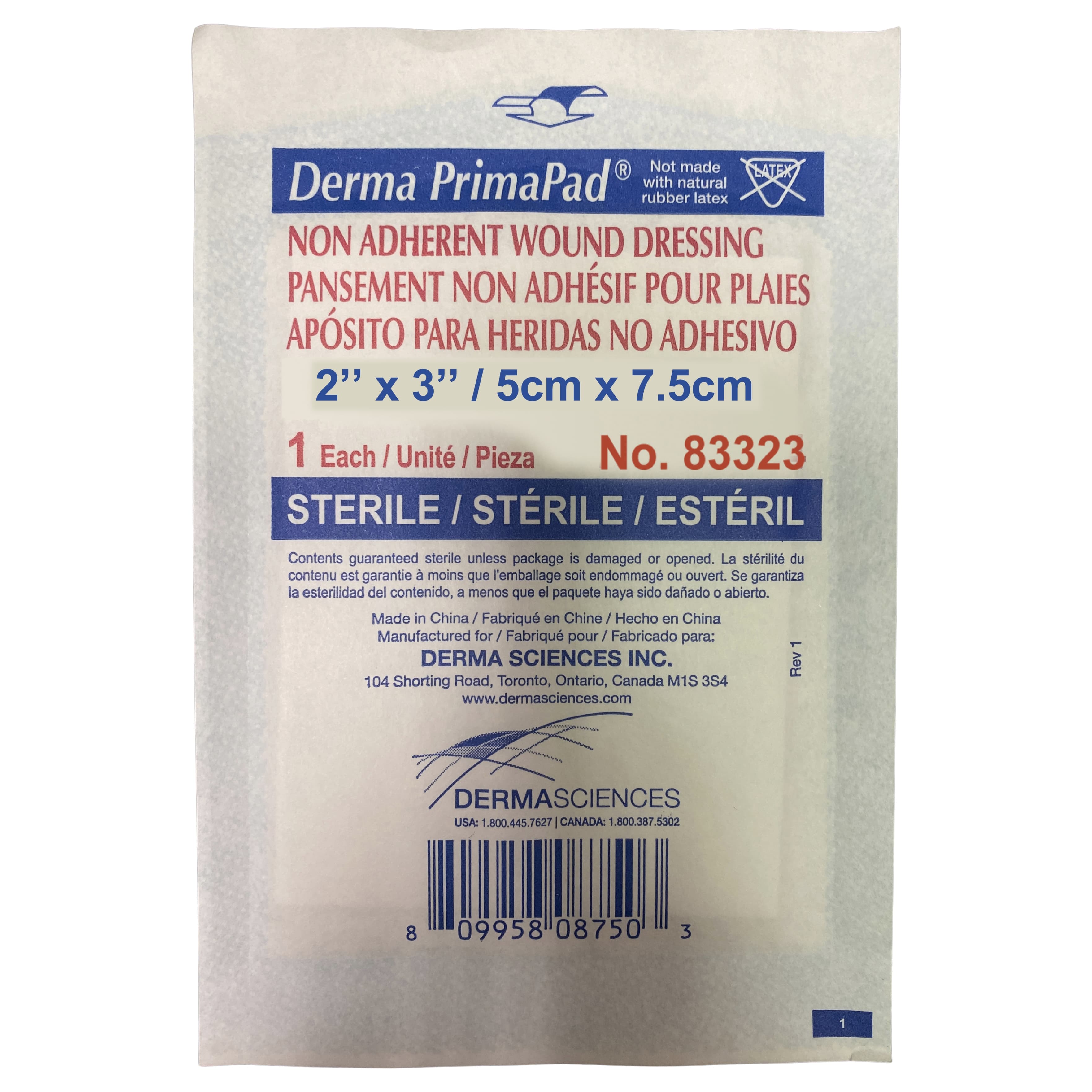 Gentell Primapad Non-Adherent Absorbent Gauze Pad, Sterile - Image 2