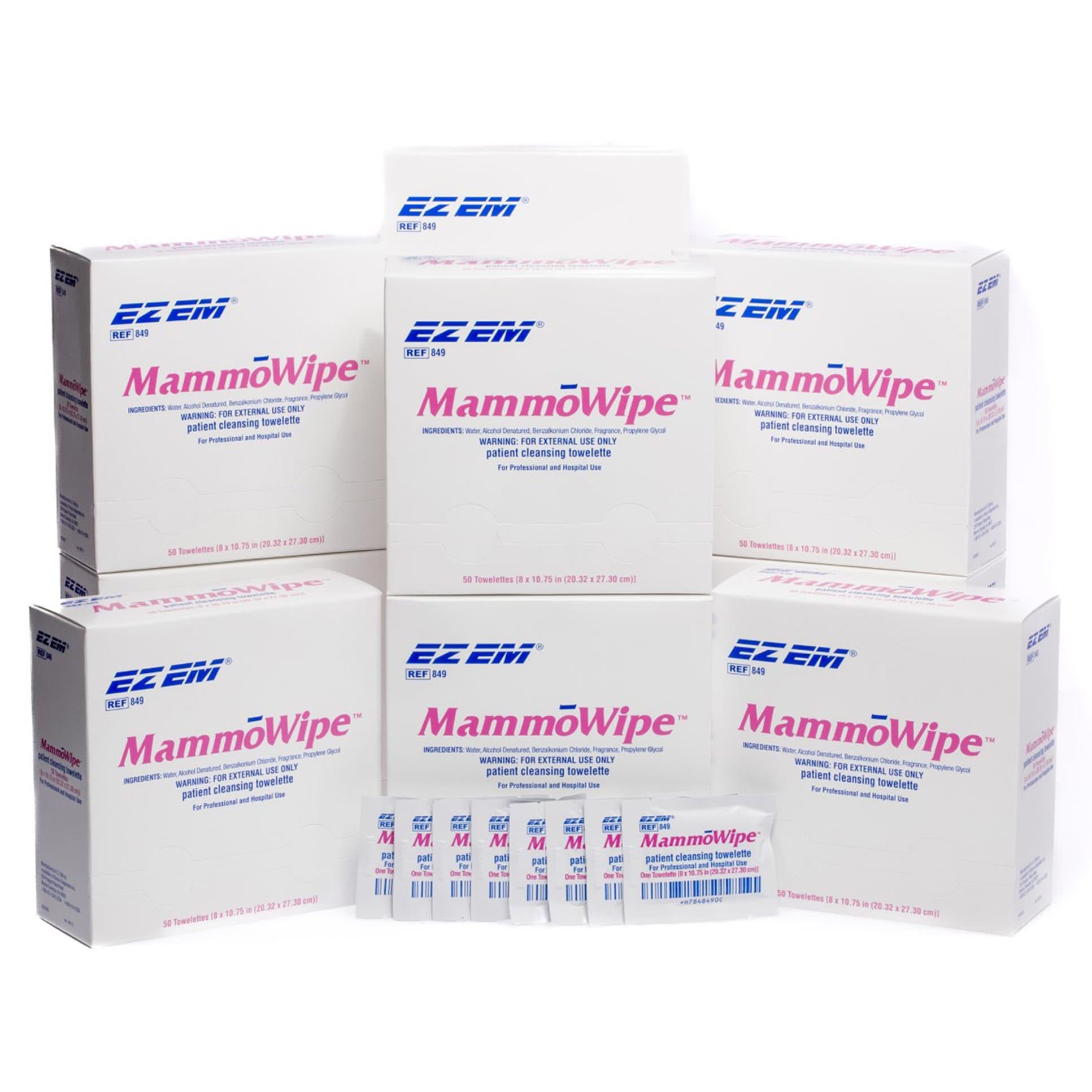 EZ EM MammoWipe Cleansing Towelette - Image 3