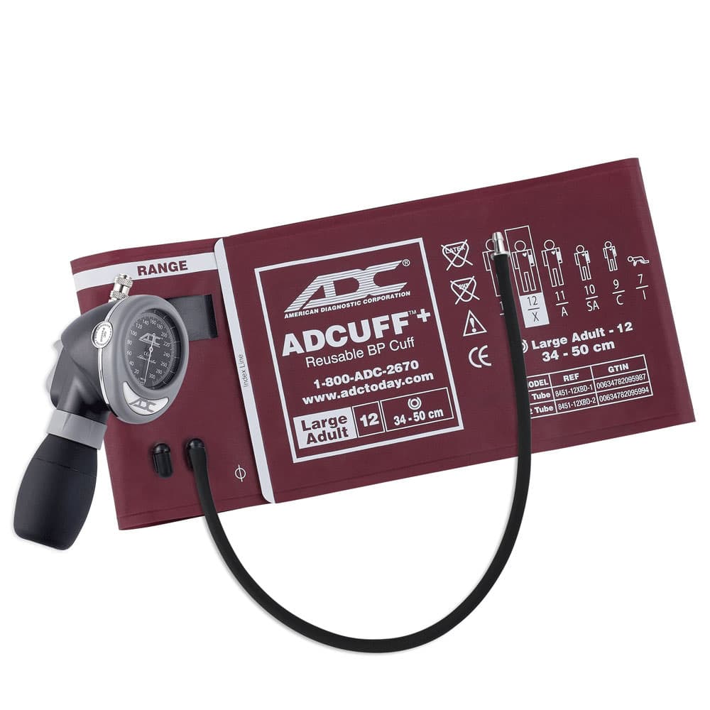 ADC Diagnostix 703 Palm Aneroid Sphyg with Adcuff+