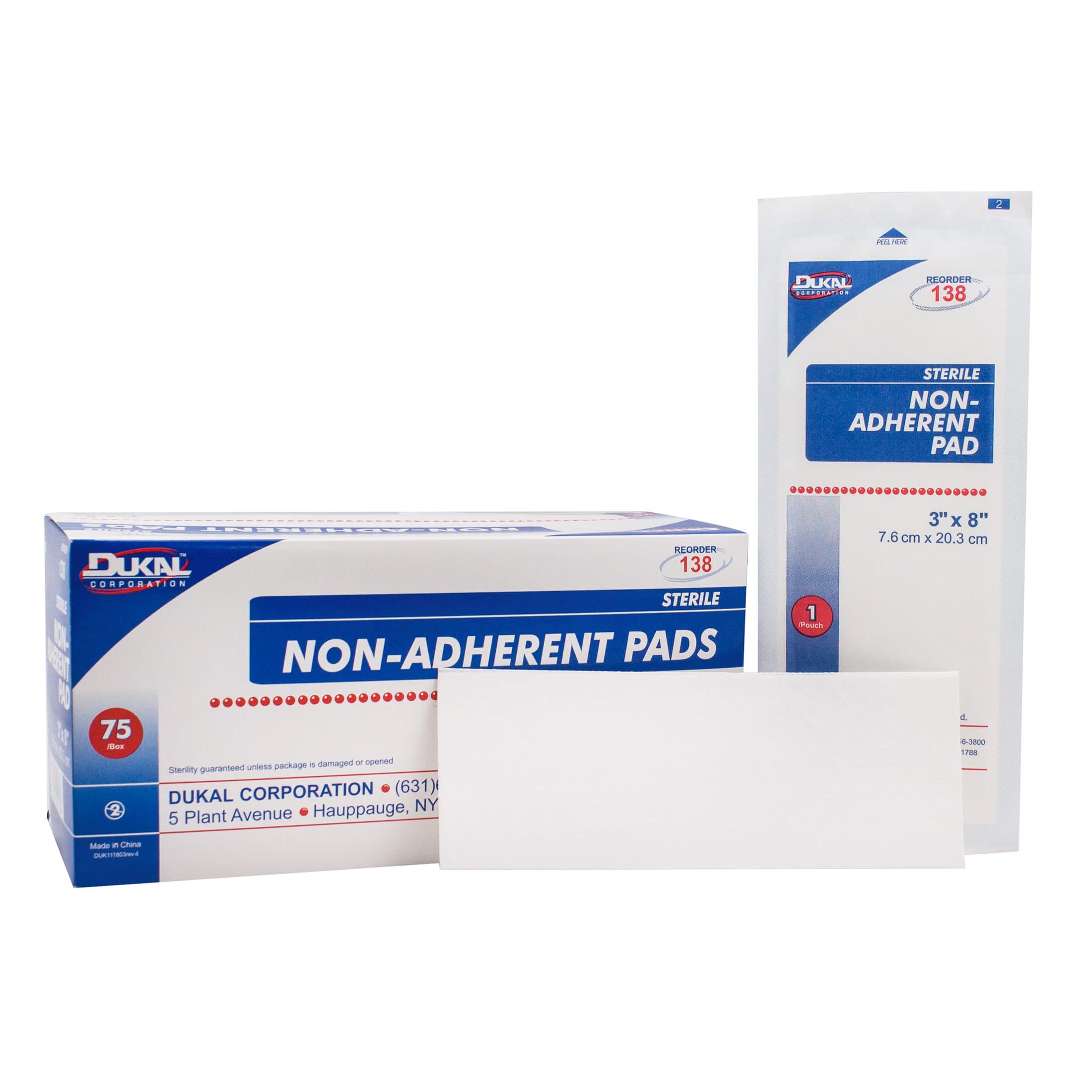 Dukal Sterile Non-Adherent Pad White Rectangle - Image 3