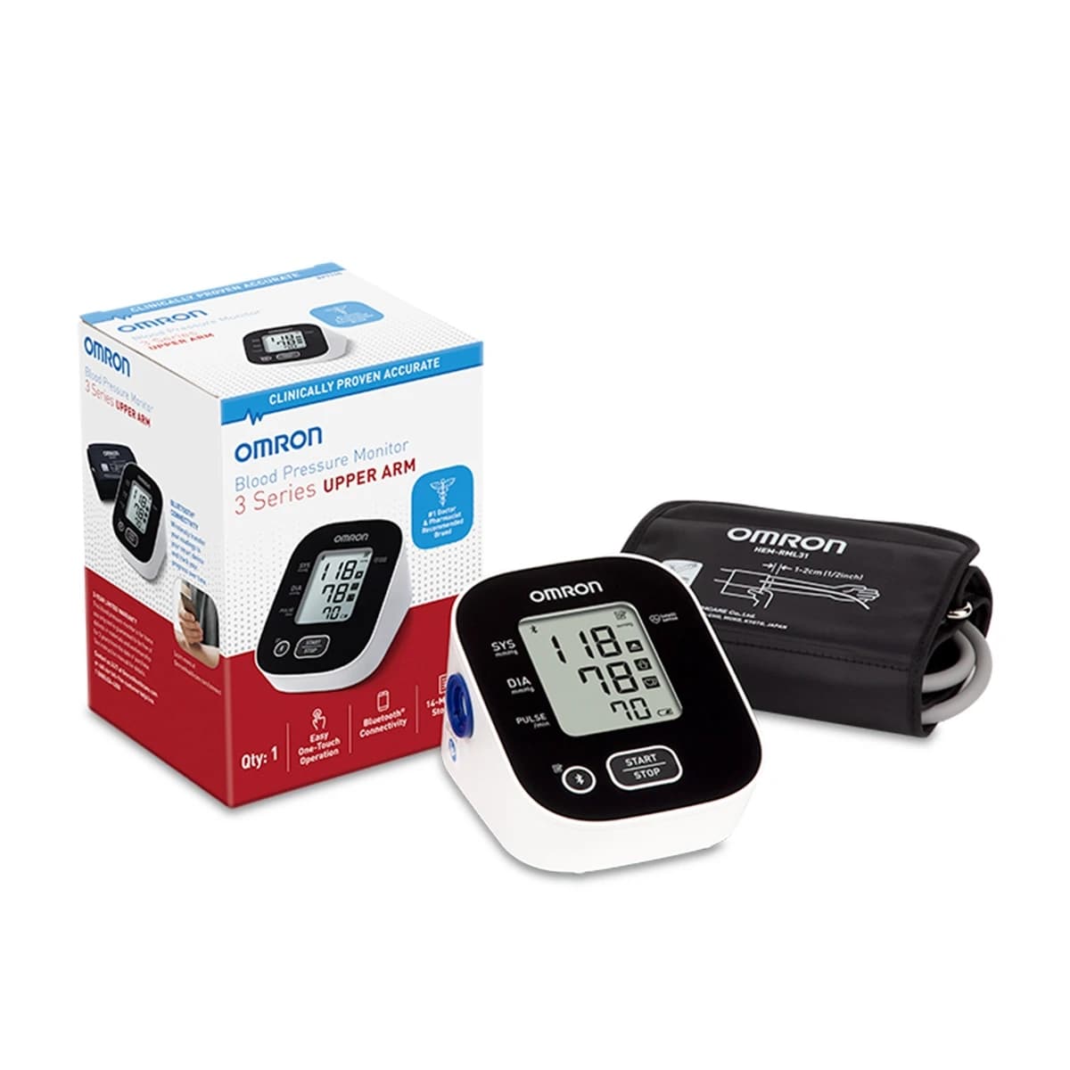 Omron 3-Series Upper Arm Blood Pressure Monitor