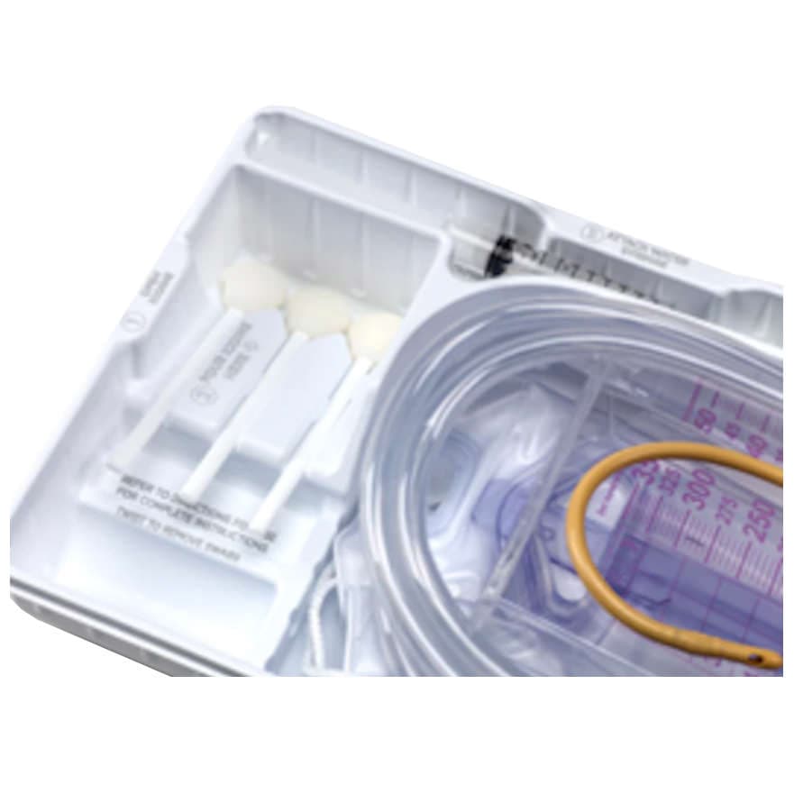 SureStep Lubri-Sil Urine Meter Foley Catheter Tray - Image 1