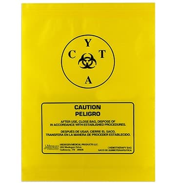 Medegen Chemotherapy Specimen Transport Bags - Case of 250