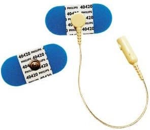 Philips Adult Resting ECG Electrode, Snap Connector, Foam Backing - Case of 300