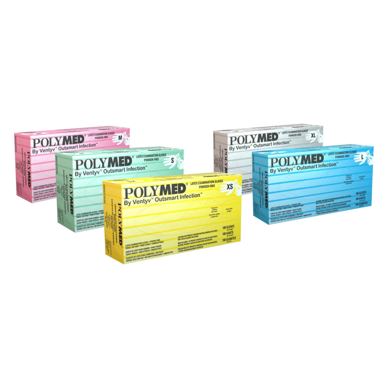 Polymed Latex Exam Gloves