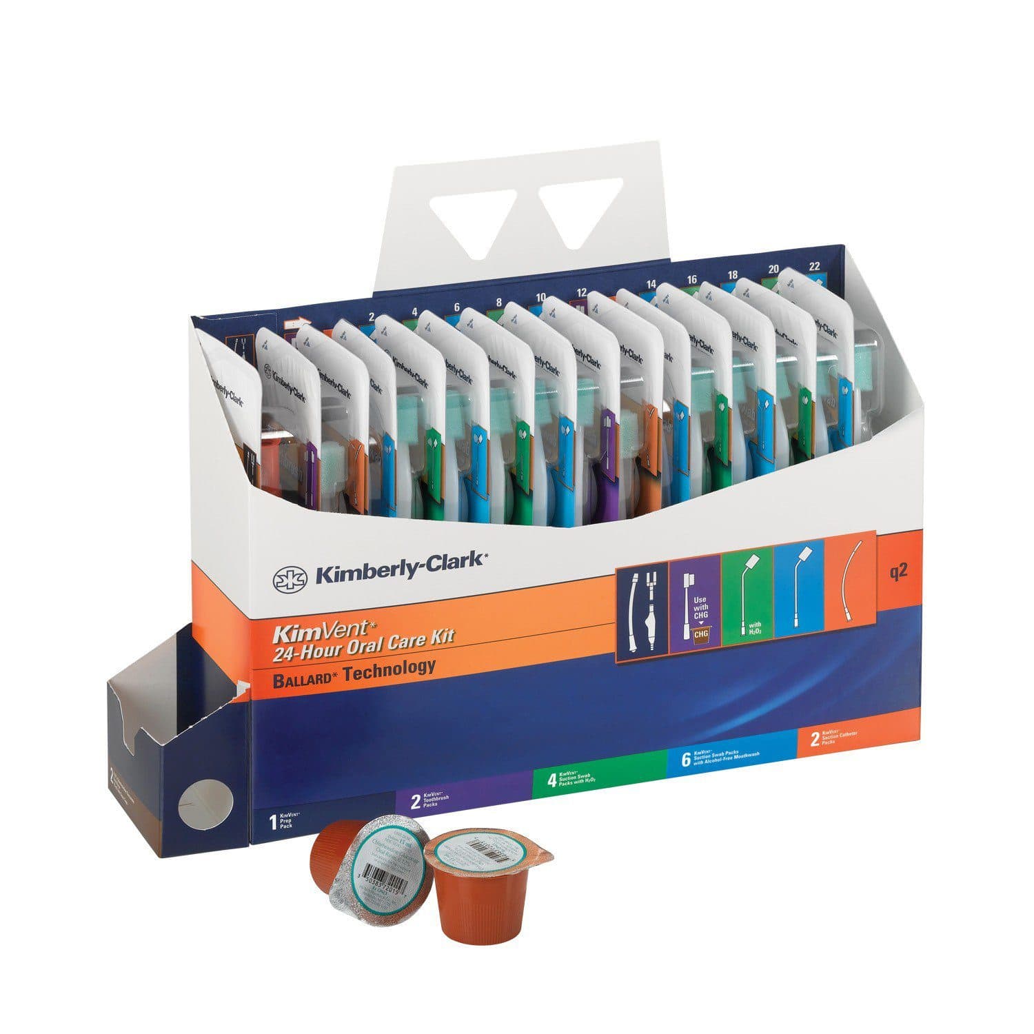 Halyard Oral Cleansing Kit, Nonsterile - Case of 16