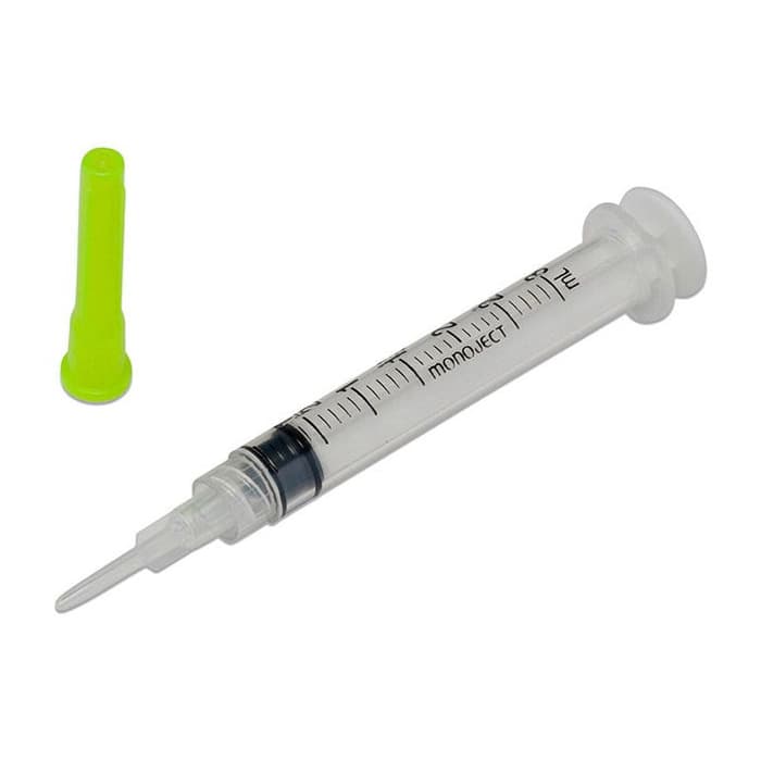 Monoject 3 mL Syringe with Plastic Blunt Tip Cannula