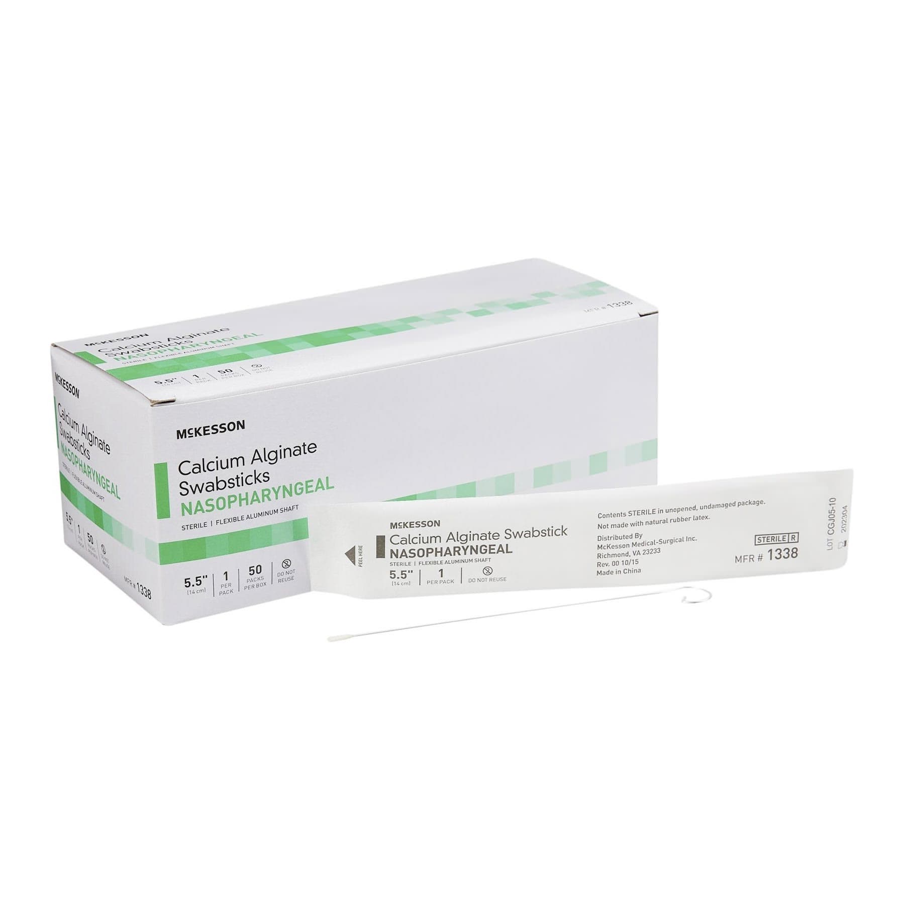 McKesson Nasopharyngeal Collection Swab, Sterile - Image 1