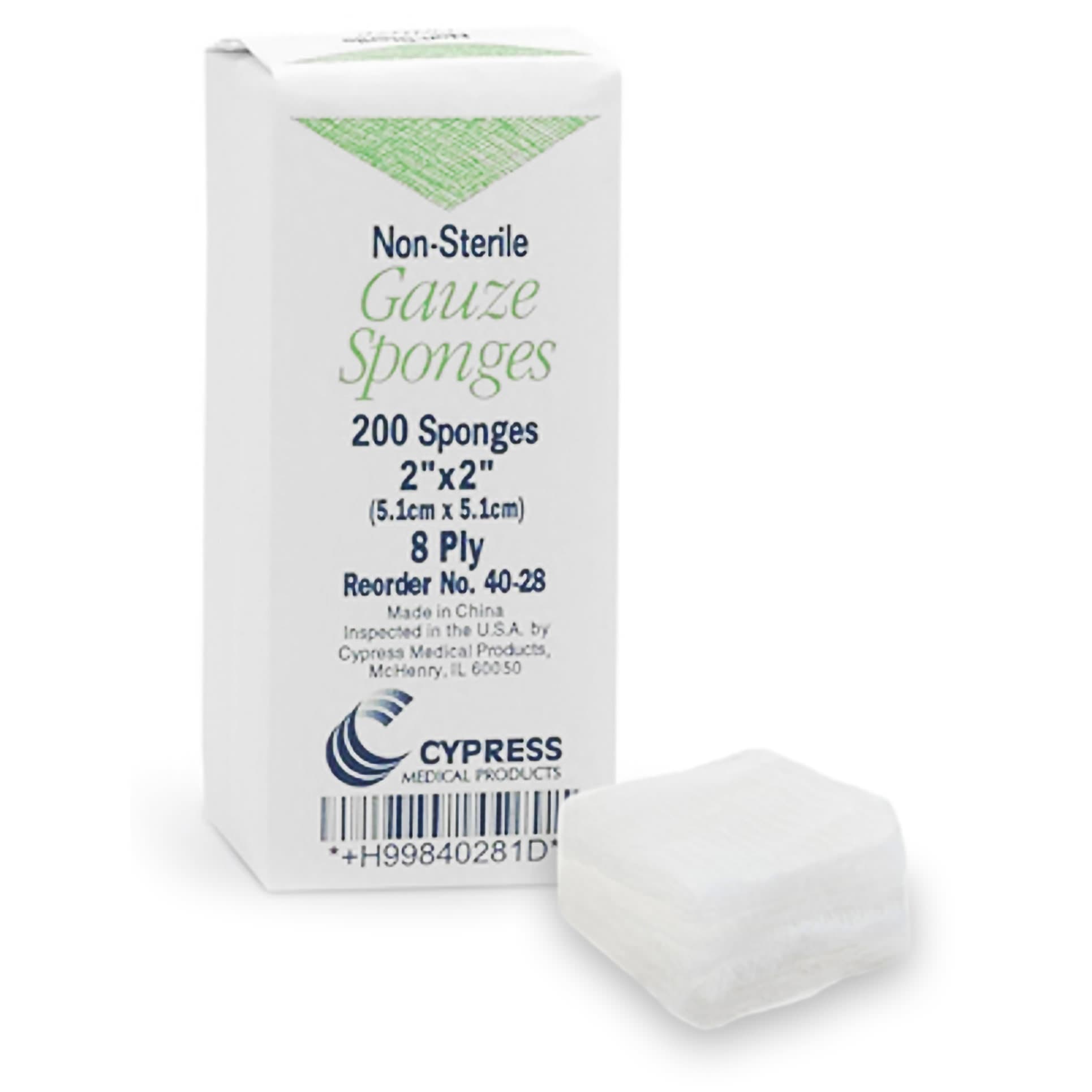 McKesson Brand Gauze Sponge White Square NonSterile - Image 1