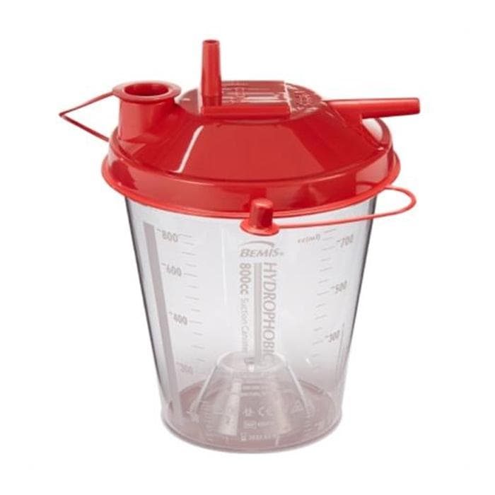 Bemis Healthcare Hydrophobic Suction Canister 800 ml - Pack - Image 1