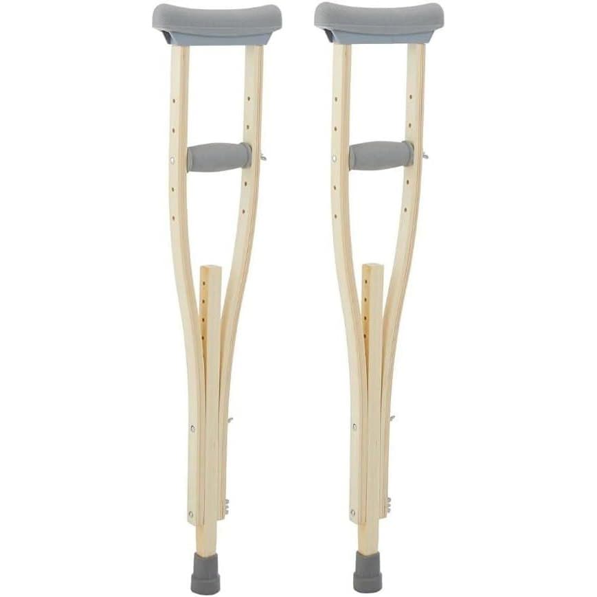 Sammons Preston Wooden Crutches - Image 1