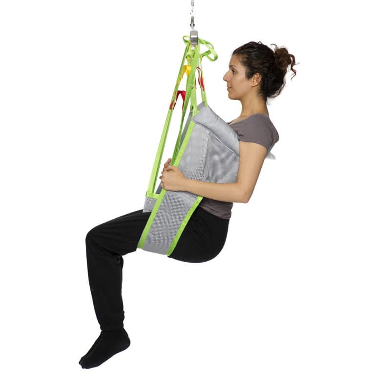 Human Care Toileting Low Back Sling, Polyester Net - Large - Image 1