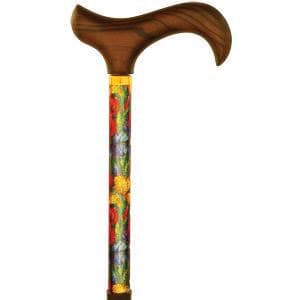 Alex Orthopedic Folding Travel Cane, Fritz Handle-Slim Line Handle - Image 2
