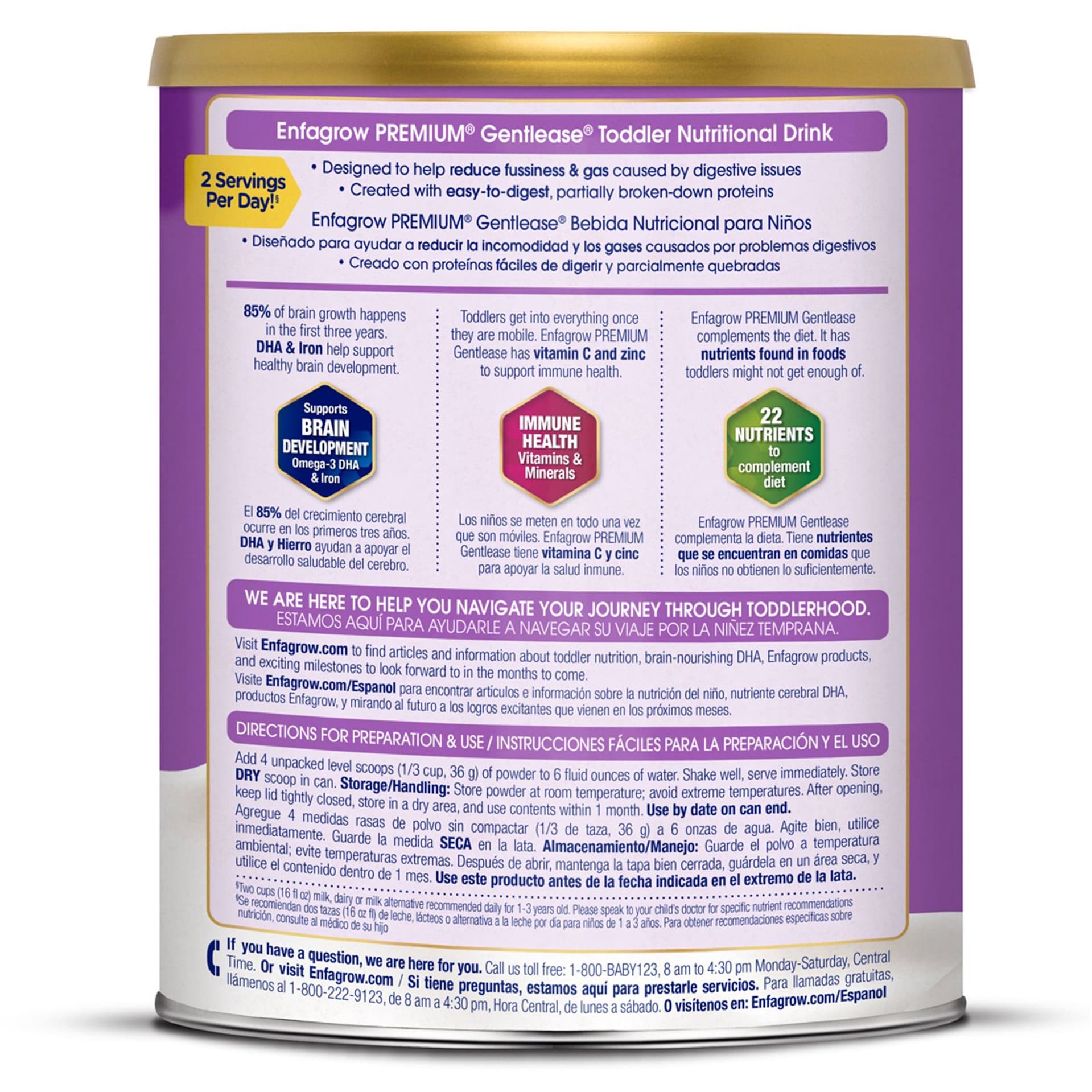 Enfagrow Premium Gentlease Toddler Nutritional Drink - Image 2