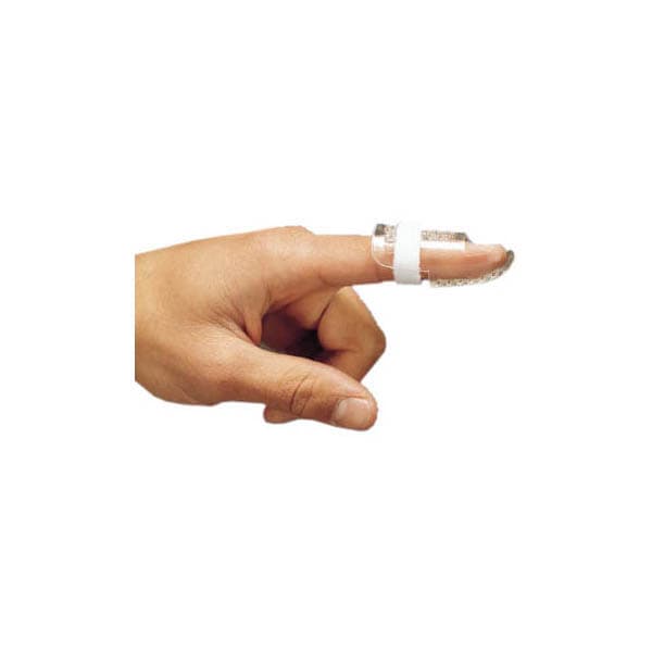Deroyal Finger Splint Single Patient Use, Transparent, Size 7, Right Hand - Each - Image 1