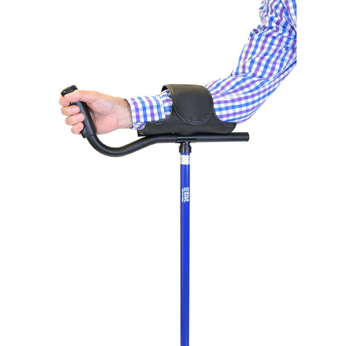 Walk Easy adult platform crutch with velcro sleeve - Image 2