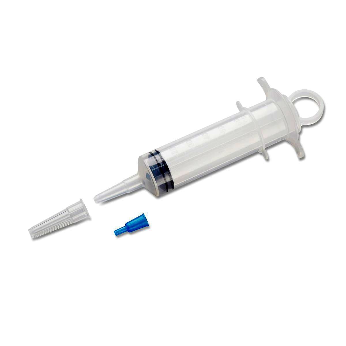 Medline Thumb Control Ring Style Irrigation Syringe with Catheter Tip, 60 mL - Image 1