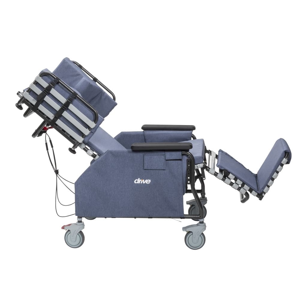 Drive Medical Rose Comfort Max tilt and recline chair with casters - Image 2
