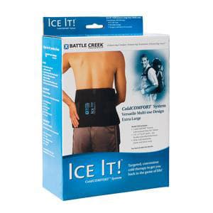 Battle Creek Ice It! ColdComfort Ice Pack Wrap with 3 Cold Packs, 9 x 20 Inch - Image 1