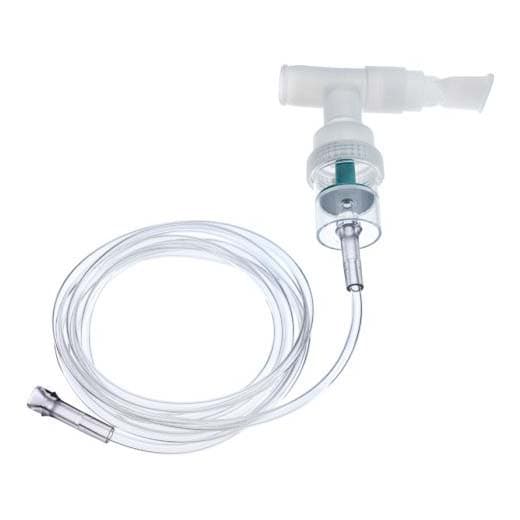 Micro Mist Nebulizer with Tee & Mouthpiece, 7 ft Star Lumen Oxygen Supply Tubing and Connector